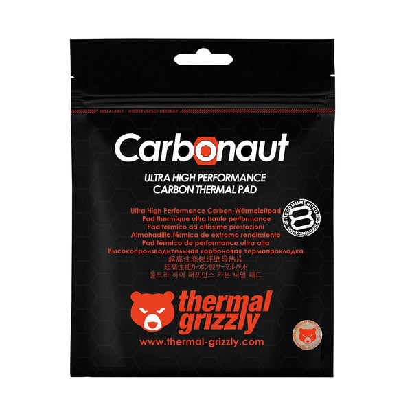 Thermal Grizzly Carbonaut (25x25x0,2mm) - for RTX 2080 Ti - Carbon Thermal Pad for Maximum Thermal Conductivity - Reusable and Adaptable Surface