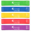 Smarterlife Resistance Bands for Working Out, Non-Latex Exercise Bands for Women, Men, 5 Extra Wide Workout Bands for Weight Loss, Home Gym, Booty