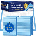 Bed Pads Disposable for Adults 36" x 36" - 40 Count, Super Absorbent Disposable Underpads, Incontinence Pads for Beds, Extra Large & Leak-Proof