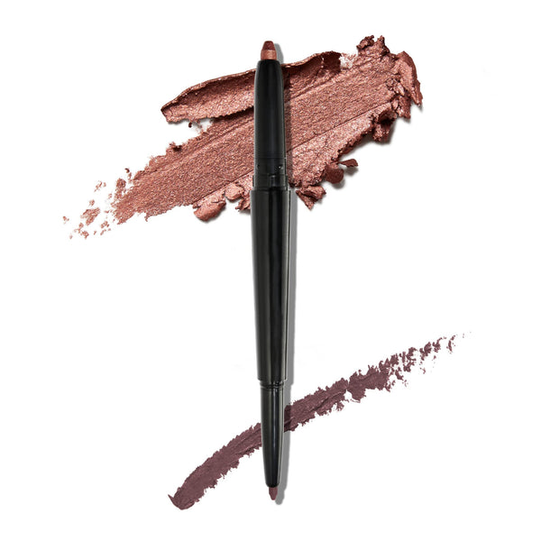LAURA GELLER NEW YORK Swipe-N-Line Dual-Ended Eyeshadow + Eyeliner - Warm (Bronze/Copper) - Cream Eyeshadow & Smooth Glide Eyeliner - Waterproof &