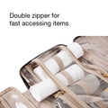 BAGSMART Toiletry Bag Travel Bag with Hanging Hook, Water-Resistant Makeup Cosmetic Bag Travel Organizer for Accessories, Shampoo, Full-Size