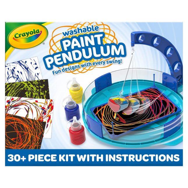 Crayola Paint Pendulum (30Pcs), Washable Paint Kit, Kids Arts & Crafts, Art Toys