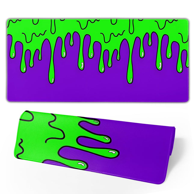 Gaming Mouse Pad Abstract Dripping Design Desk Mat Desk Pad Large Gaming Mouse Pad E-Sports Office Keyboard Pad Computer