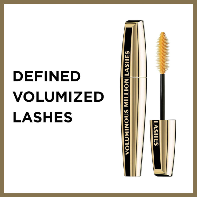 LÃ¢ÂÂOreal Paris Makeup Voluminous Million Lashes Mascara, Volumizing Collagen