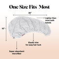 Kitsch Microfiber Hair Towel Wrap for Women – Micro Dot Micro Dot 1 Count