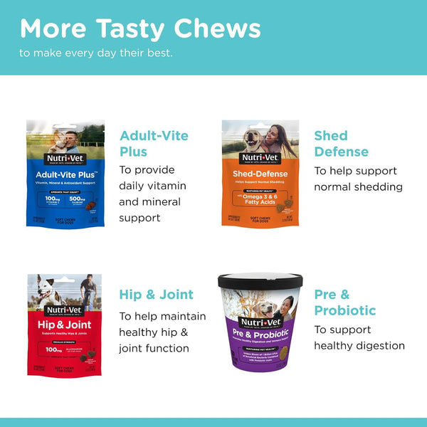 Nutri-Vet Calming Chews for Dogs, Dog Calming Chews, Chamomile, 6oz Pack of 1