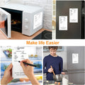 Joyberg Grocery List Magnet Pad for Fridge, 2 Pack Magnetic Notepads for Refrigerator, Magnetic Grocery List Pad for Fridge, Full Magnet Back