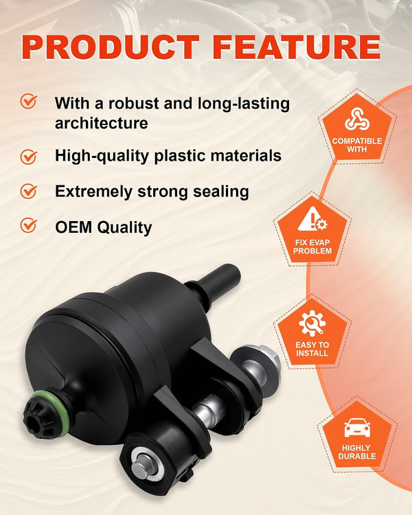 Vapor Canister Purge Valve Solenoid for Select Chevy GMC Ca-dillac Models | Fit Traverse Camro Equinox Acadia Terrain ATS & more | Replaces#