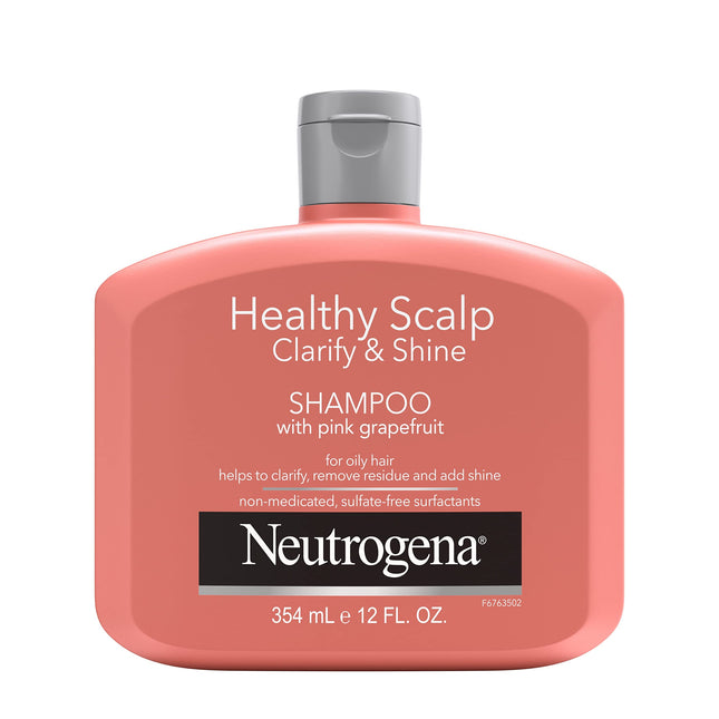Neutrogena Exfoliating Healthy Scalp Clarify & Shine Shampoo for Oily Hair and S