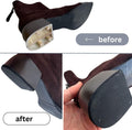 Shoe Heel Repair Rubber Pads Extra Large, 4mm (5/32 Inch) Thick, Anti-Slip Boot Heel Replacements for Men’s & Women’s Shoes – 2 Pairs