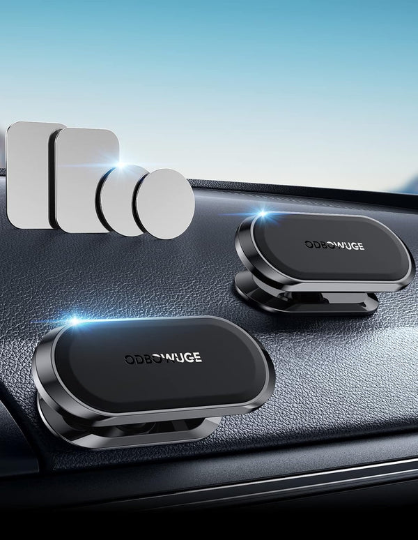Magnetic Phone Holder for Car[2 Pack],Phone Holders for Your Car [Upgrade Magnet] -360 Rotation,Car Magnet Phone Mount Compatible with All Cell Phone