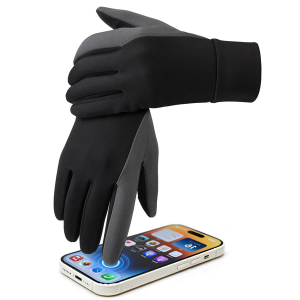 OZERO Winter Gloves for Women - Touchscreen Anti-Slip Palm Windproof Thermal Cycling Glove for Texting Hiking Driving Running