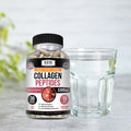 Kaya Naturals Multi Collagen Peptides Complex Powder for Women and Man, Vital for Hair, Skin, Nails, and Anti-Aging, Types I, II, III, V & X
