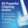 Clorox ToiletWand Disposable Toilet Cleaner Refills, Rainforest Rush Scent, 30 Count, Kills 99.9% of Germs, Touch-Free Toilet Cleaning 30 Count
