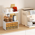 StorBin 3 Large Drawers Makeup Organizer - 5 Tier Bathroom Counter Organizers and Storage, Versatile Perfume Vanity Organizer, Ideal for Cosmetic,