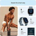Fitbit Versa 4 Fitness Smartwatch with Daily Readiness, GPS, 24/7 Heart Rate, 40+ Exercise Modes, Sleep Tracking and More, Waterfall