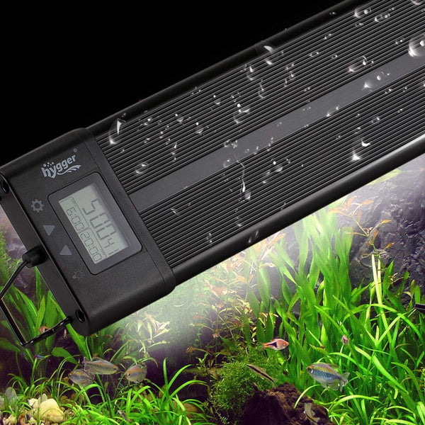 hygger Aquarium Programmable LED Light, for 18~24in Long Full Spectrum Plant Fish Tank Light with LCD Setting Display, 7 Colors, Sunrise Sunset