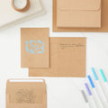 Best Paper Greetings Blank A7 Kraft Brown Paper & Envelopes for Card Making - 5 x 7 in & 5.25 x 7.25 in, 50 Pack, Brown - Bulk Blank Notecards