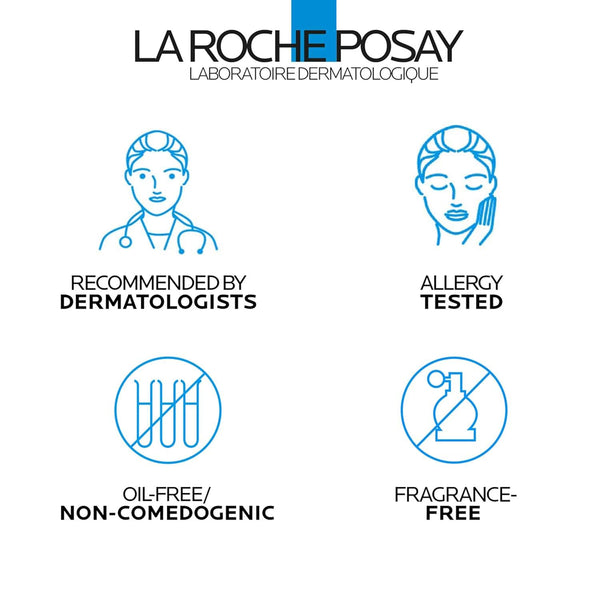 La Roche-Posay Toleriane Purifying Foaming Facial Cleanser, Niacinamide + Ceramides + Prebiotic Thermal Water, Oil Free Face Wash for Oily Skin,