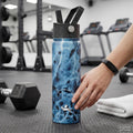 Konokyo 22 oz Insulated Stainless Steel Water Bottle with Straw Lid Army Green 22 Ounces