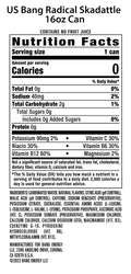 Bang Energy Radical Skadattle, Sugar-Free Energy Drink, 16-Ounce (Pack of 12)