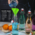 ZEBEIYU 32oz Beer Bottle,Swing Top Glass Kombucha Bottles with Stoppers for Brewing, Beverages, Smoothies, Kefir, Beer, Soda, Juicing, Kombucha,