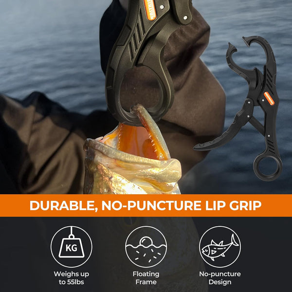 Kastking Steelstream 6Pc Fishing Tool Kit - Corrosion Resistant Fishing Pliers with Lanyard, Fillet Knife, Floating Fish Lip Gripper, Fishing