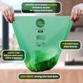 Compost Bags 3 Gallon,100 Count,Compost Food Scrap Waste Bags Fits Countertop Bin,Small Kitchen Food Scrap Waste Bags,Compost Bin Bags,Certified