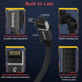 Smolink Ethernet Cable 50 Ft, Cat 8 Ethernet Cable with 40Gbps 2000Mhz High Speed Ethernet Cable, Shielded Heavy Duty SFTP RJ45 LAN Cable Patch