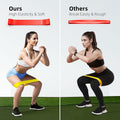 Resistance Bands for Working Out, Elastic Exercice Loop Bands for Physical Therapy, Yoga Starter Set of Stretch Bands for Booty Legs, Pilates