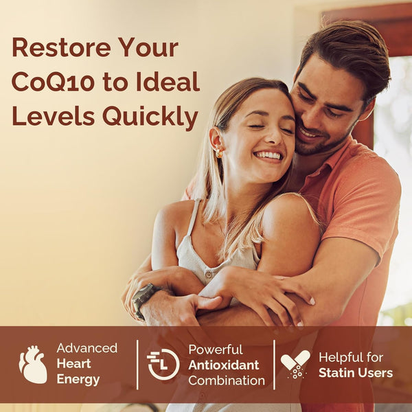 Ubiquinol Coq10 600 MG Softgels with Omega-3 & Shilajit & PQQ, Advanced Dual-Delivery Coenzyme-Q10, Active Coq10 Ubiquinol Supplement for