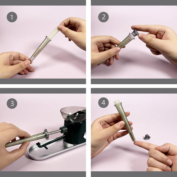 Electric Cigarette Rolling Machine Automatic Electric Cigarette Injector Machine Set with Metal Ashtray Cigarette Tips 3 in 1 Tubes for