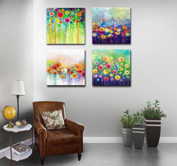 dgbtcart Succulent Plants Bathroom Decor Wall Art, Green Cactus Pictures Canvas Print, Botanical Paintings for Bedroom Living room Office