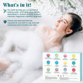 ZenBombs Bath Bombs for Women, 12pcs Handmade Natural Bath Bomb, Stocking Stuffers, Mothers Day Presents for Mom, Bath Bomb with Shea Butter,