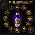 Luxury Anti-Aging Beard & Body COLOGNE | 11 Natural Oils with Plant Retinol for Revitalizing Skin and Hair (Aqua Geo, Eternal, Obsessed)