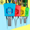 Poseidon 50Pcs Tattoo Cartridge Needles Assorted Mixed Size Round Liner Shader Magnum Curved/Round Mag # 12 Standard 3RL 5RL 7RL 9RL 5RS 7RS 9RS