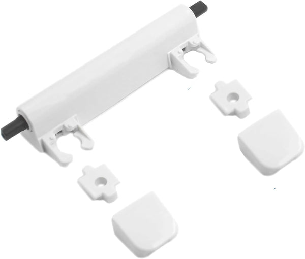 Toilet Seat Parts, Toilet Cover Repair Kit 1150464-0/1109093-0 Hinge Kit Hinges Assembly for Elongated Toilet Seat Compatible with Kohler