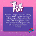 Skillmatics Foil Fun - Unicorns & Princesses, No Mess Art for Kids, Craft Kits & Supplies, DIY Creative Activity, Travel Toys, Gifts for Ages 4,