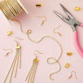 Juvale Gold Rhinestone Trim Chain - 11 yd x 2 mm Gold - DIY Crafts & Sewing - Appliques & Embellishments - Sew-On Rhinestones for Clothes 11 Yards
