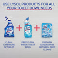 Lysol Toilet Bowl Cleaner Gel, for Cleaning and Disinfecting, Stain Removal, Forest Rain Scent, 24Oz