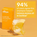 Ethique Clarifying Shampoo Bar for Oily Hair with Castor Oil - Plastic-Free, Vegan, Cruelty-Free, 3.88 Oz - Formerly St. Clements