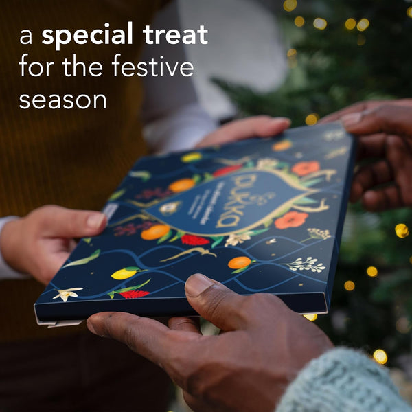 Pukka Christmas Tea Sampler, Selection of 24 Delightful Black & Green Tea Infusions, Advent Calendar Holiday Gift Set for Tea Lovers, 100% Organic