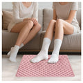 Foot Massage Acupressure Mat, Portable Silicone Reflexology Pad, Moderate Hardness Pressure Point Mat, Anti-Fatigue Mat, Connectable for Jogging &