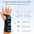 FREETOO Wrist Brace for Carpal Tunnel,[New Upgrade-Anatomically Shaped] Adjustable Wrist Support Splint for Men and Women,Hand Brace for Pain