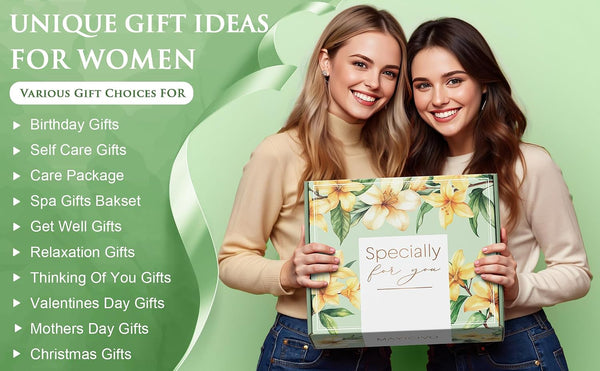 Birthday Gifts for Women Self Care Package Spa Get Well Soon Gift Baskets | Get Well Gifts, Thinking of You Gifts, Hug In A Box, After Surgery