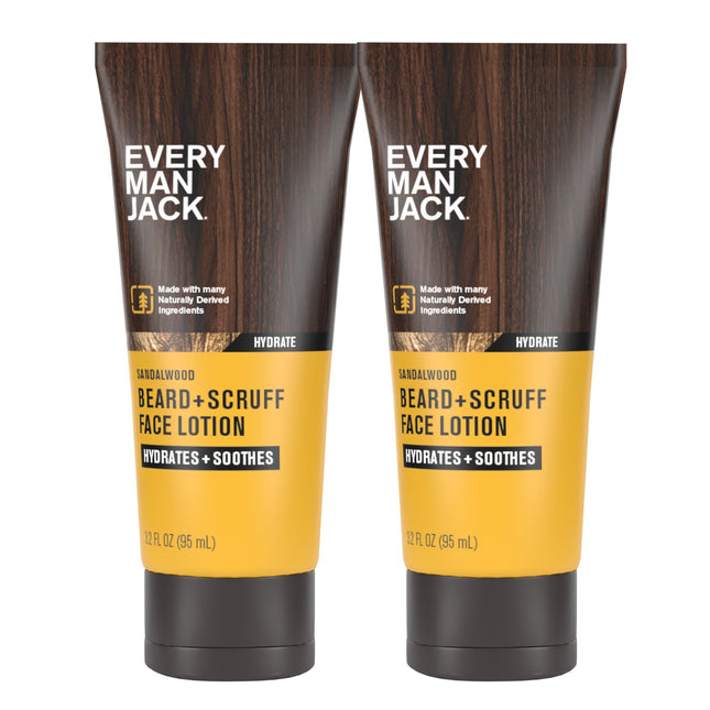 Every Man Jack Beard + Face Recovery Lotion-Moisturizes Relieves Dry Skin and Be