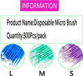300 Pcs Repair Paint Brushes，Touch Up Paint Brushes, for Automotive Paint chip Repair, Cleaning, Available in 2.5 mm,2.0mm and 1.5