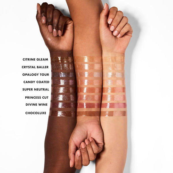 E.L.F. Glow Reviver Lip Oil, Nourishing and Hydrating with High-Shine Glimmer Finish & Sheer Wash of Color, Minty Scent, Non-Sticky, Vegan &