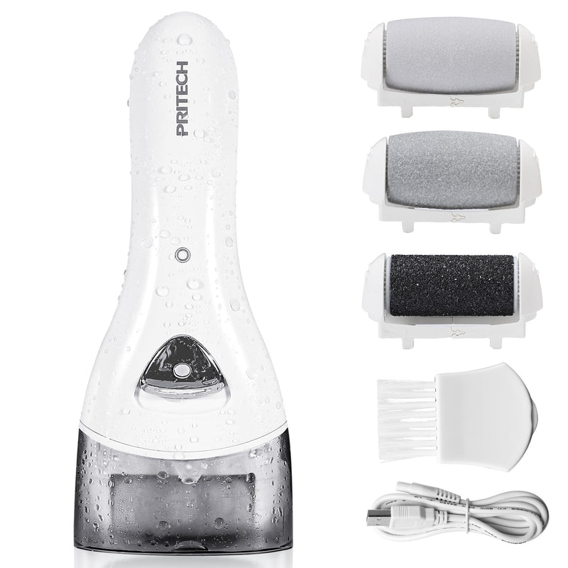 Electric Foot Callus Remover, Rechargeable Portable Electronic Foot File Pedicure Tools, Electric Callus Remover Kit, Professional Pedi Feet Care