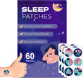 Sleep Patches for Adults, 60 Pack Upgraded Deep Sleep Patches, All Natural Deep Sleep Patches, Quick Acting Ingredients, for Men and Women, Easy